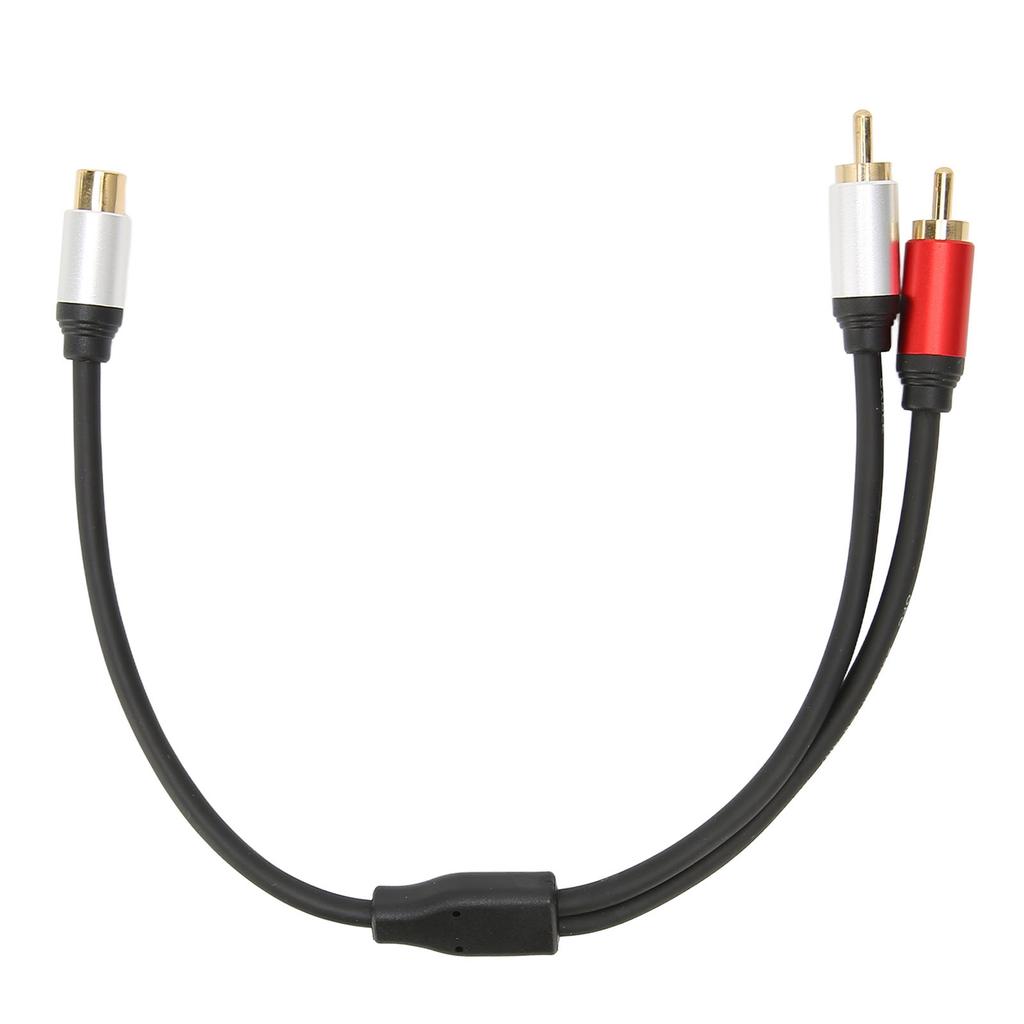 1RCA Female to 2RCA Male Cable 1 Female to 2 Male Y Splitter Удлинительный шнур для ТВ-сабвуфера