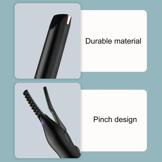 Электрические щипцы для завивки ресниц с подогревом, 3 регулируемых температуры, USB перезаряжаемый портативный инструмент для завивки ресниц с быстрым нагревом, подарок на день рождения для женщин и девочек