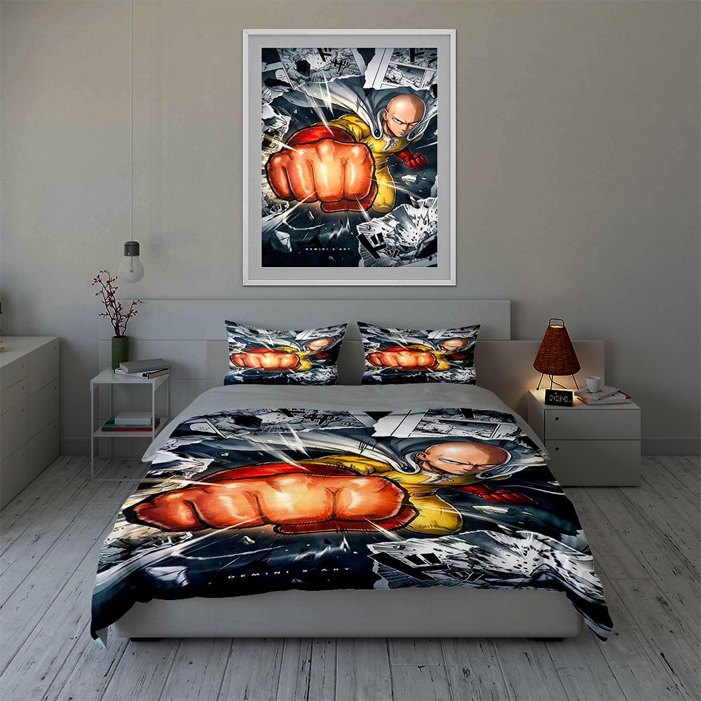 Heroic comic illustration. Bedding Duvet cover sets Duvet covers Pillowcases gifts (1 * Duvet Cover 2 * Pillowcases, without duvet insert)