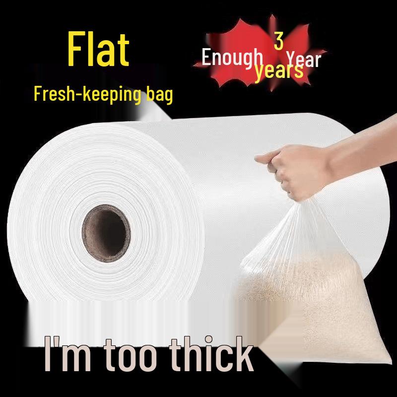 Утолщенные пластиковые пакеты для хранения пищевых продуктов для сохранения свежих продуктов с дизайном ручного отрыва
