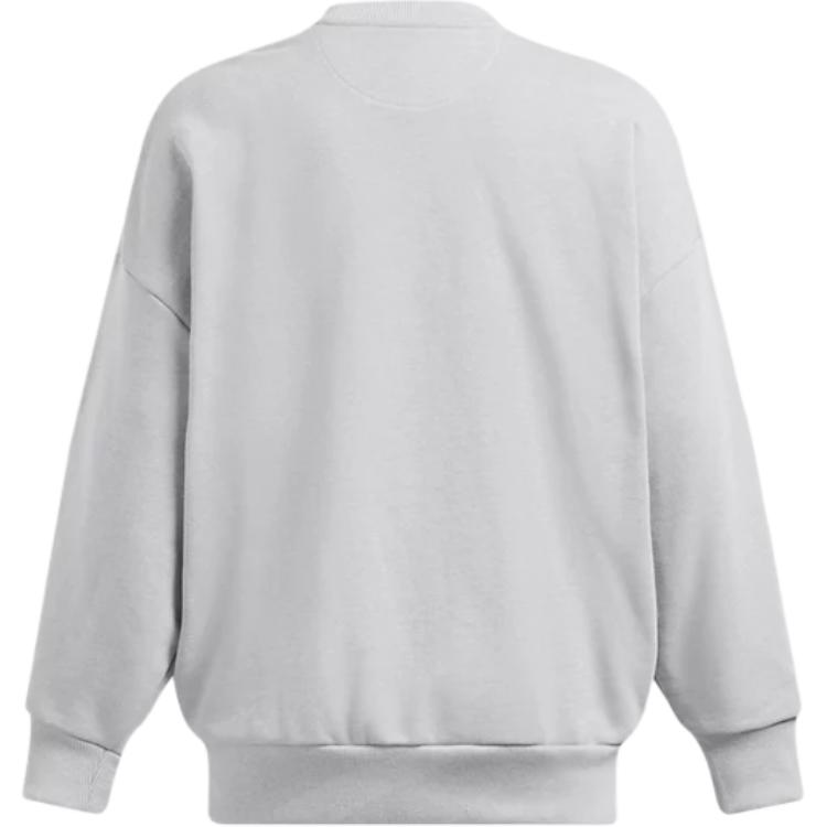 Under Armour Icon Heavyweight Terry Soft Comfortable свитер с круглым вырезом и длинным рукавом American College Sweatshirt Women sweatshirt 1386493-011