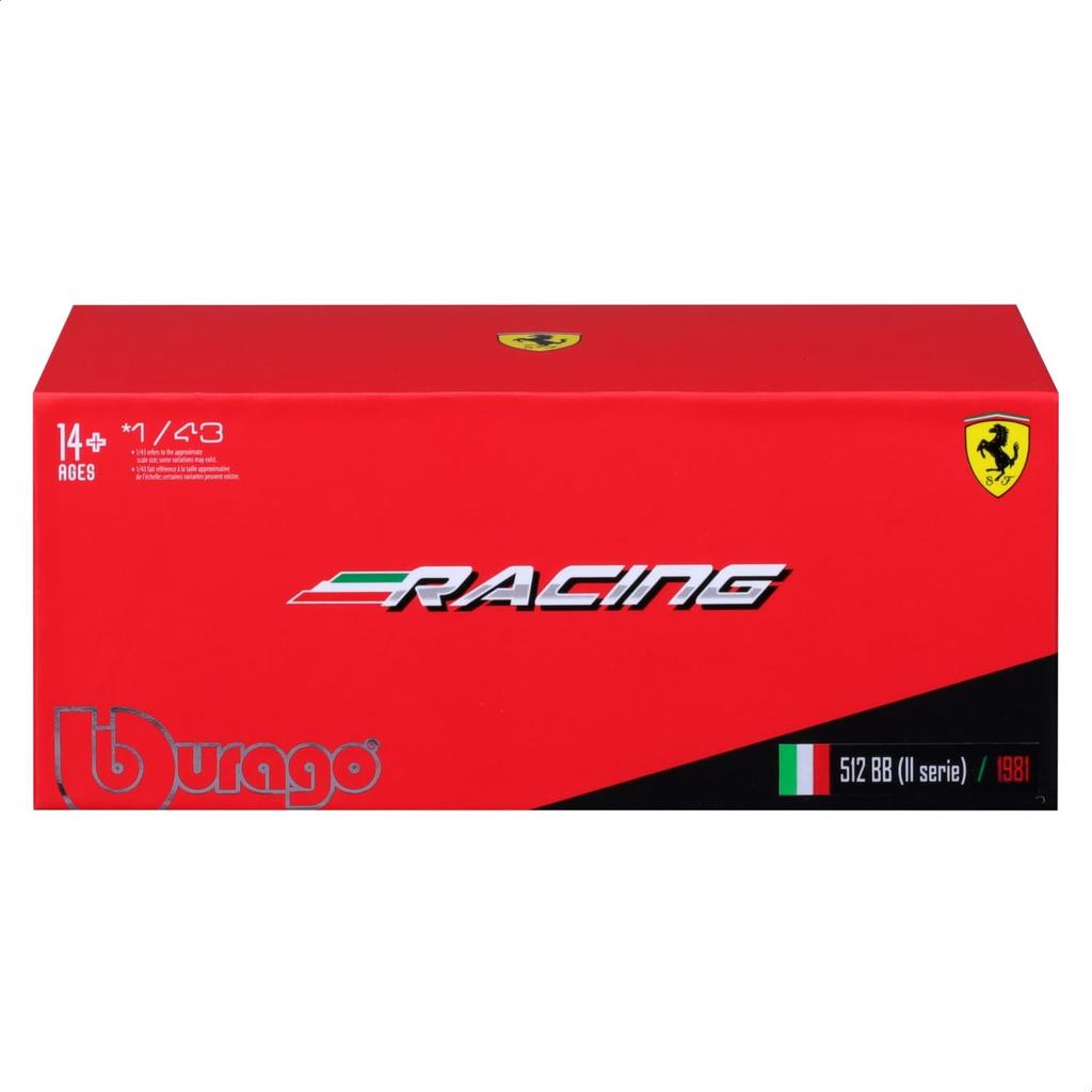 Bburago Scale Ferrari 512 BB II Series 1981 Diecast Model Finished 1/43 / Car, Product, 18-36308