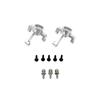 Weili 244016 LOSI Micro-B 1/24 Детали радиоуправляемой машины Металлическая улучшенная передняя поворотная чашка