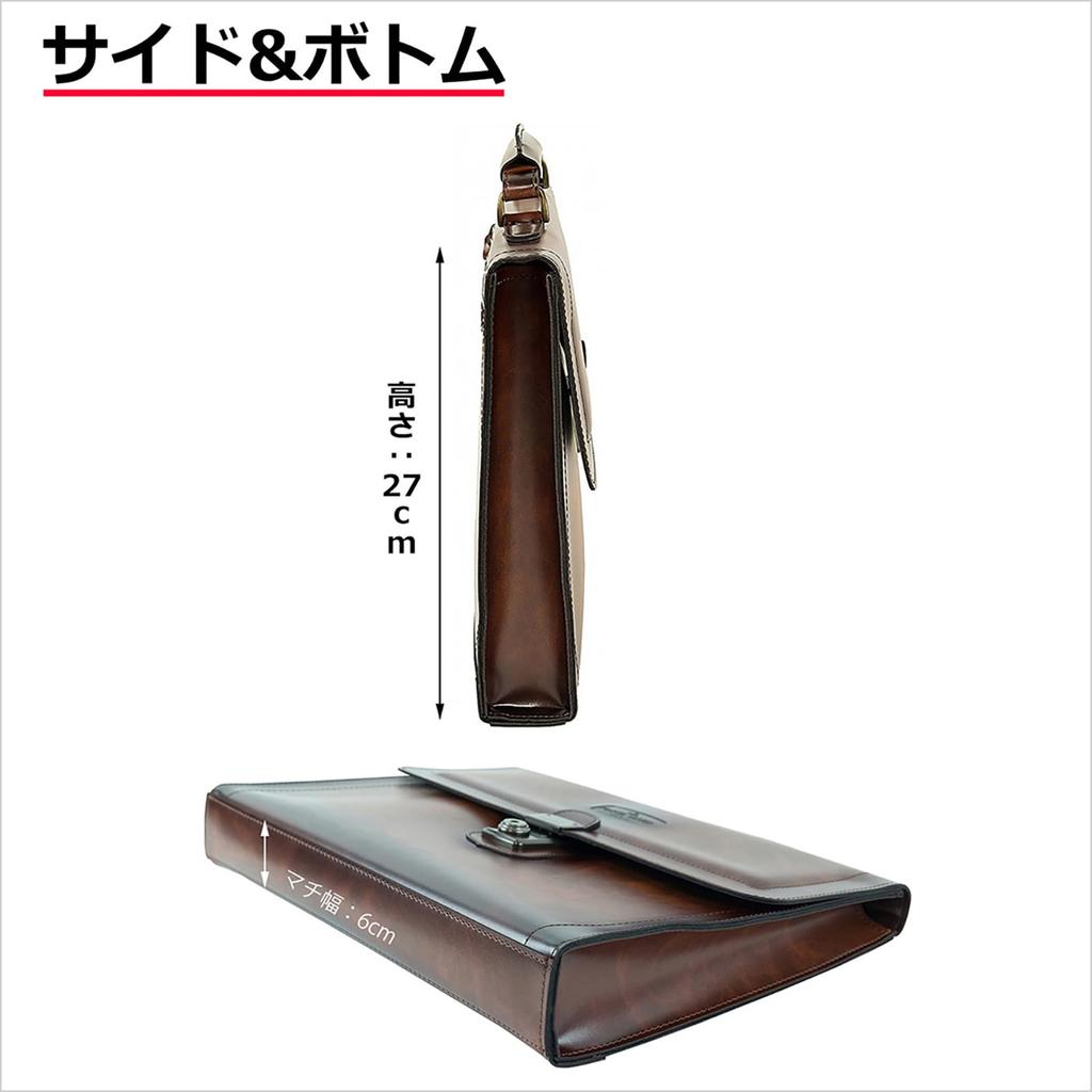 Сумка-клатч Takehachi Business Bag из ПВХ с теневым покрытием, совместимая с файлом А4, 870 г, сделано в Японии, производство Toyooka, набор из 2 лент для кабеля tm0713 +