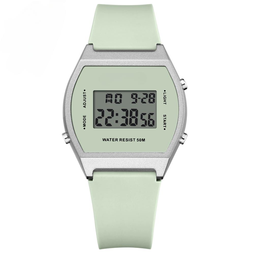 Ladies Digital Watch Ultra Thin Fashion Pink Waterproof Electronic Women Sport Watches Female Clocks