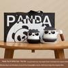 Cute Panda Ceramic Coffee Mug with Tea Caddy