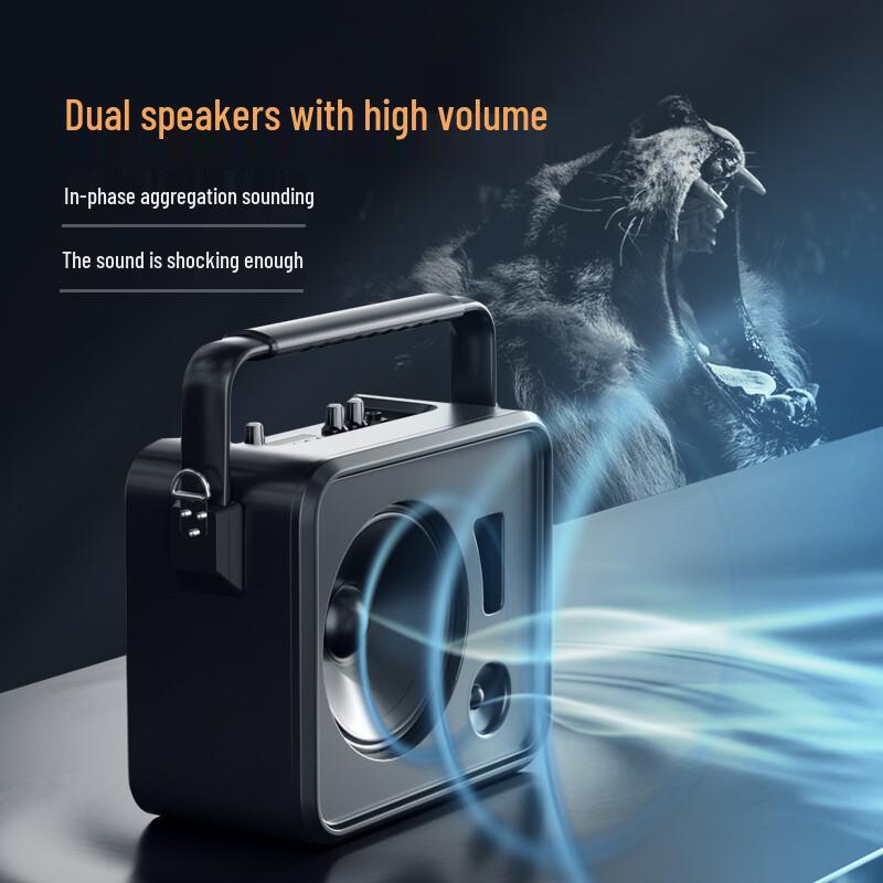 Портативная уличная Bluetooth-колонка KTV Shinco, штекер CN (адаптер в комплекте)