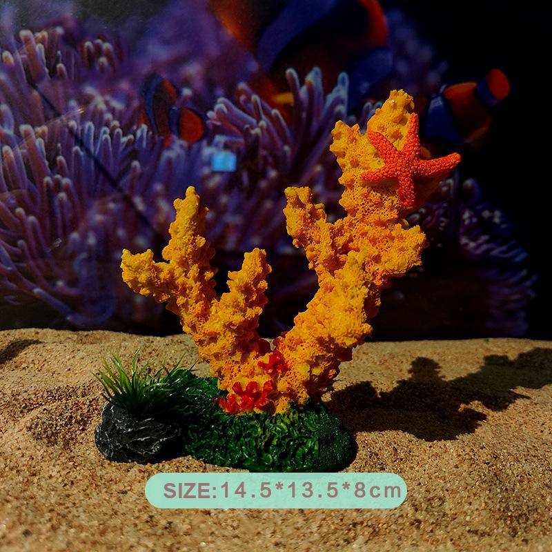Fish Tank Aquarium Small Ornaments Colorful Simulation Coral Water Artificial Plants Aquarium Decorations Accessories Gifts