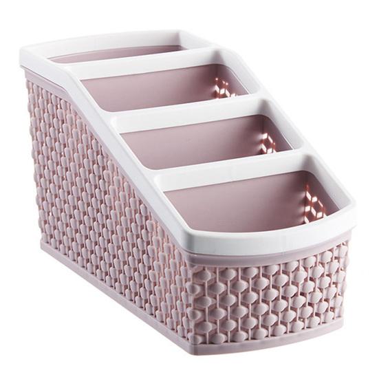 Коробка для хранения Полая противоскользящая полипропиленовая многосеточная ручка Канцелярские принадлежности Косметический органайзер Классные принадлежности