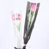 50Pcs Single Rose Sleeves Flower Wrapping Bag Bouquet Packaging Bags Clear Cellophane Floral Wrappers For Valentine'S Day