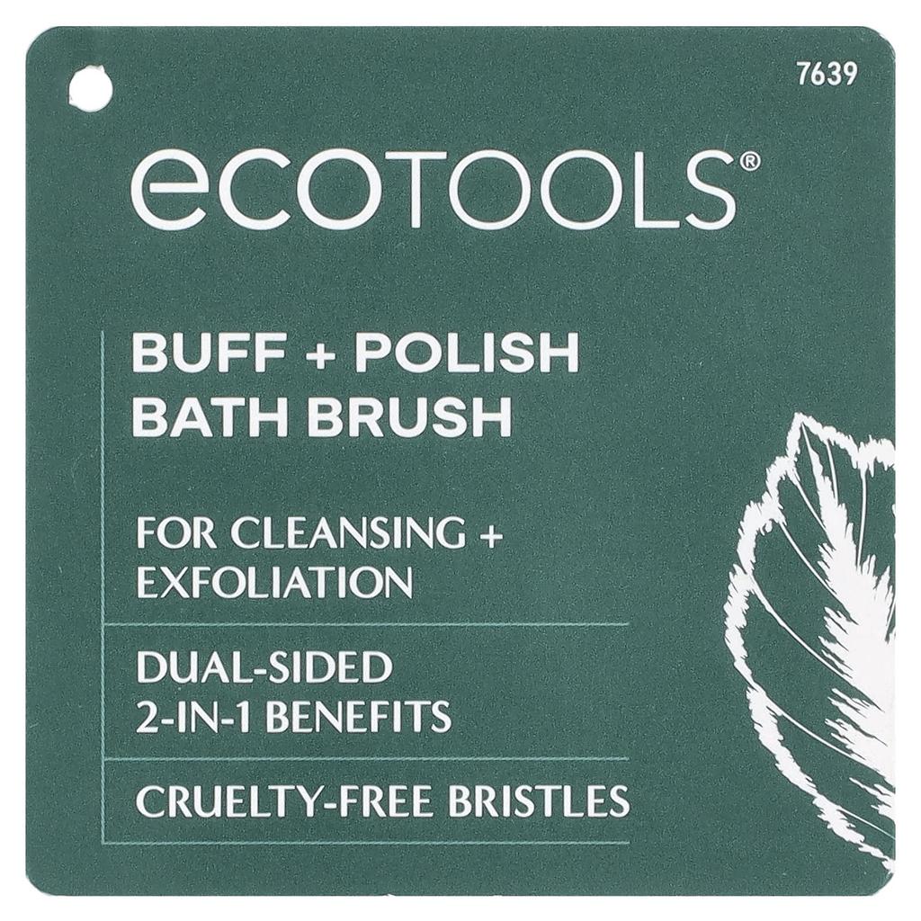 Buff + Polish Bath Brush, 1pc