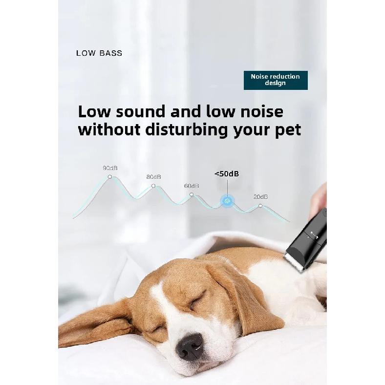 Professional Electric Dog Cat Grooming Trimmer Multi Blade Hair Cutting Machine Portable Pet Clipper for Puppies Safe Shaver
