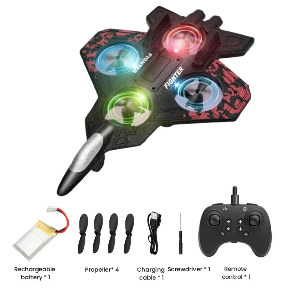 Gravity Sensing Remote Control Foam Fighter EPP Foam RC Hobby Jet Plane Kids Gifts