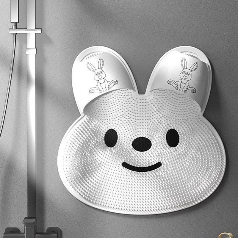 Tutu Коврик для растирания ног в ванной Нескользящий коврик для растирания спины Массажный коврик Коврик для скрабирования ног от мертвой кожи Коврик для пола в душевой комнате