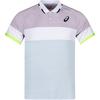 Soft Comfortable Breathable Versatile Short Sleeve Polo Shirt Men Tops Light-Purple 2041A246-501