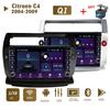 Для Citroen C4 C-Triomphe C-Quatre 2004-2009 с кнопкой, автомобильным радио, мультимедиа, 2Din, стерео аудио, Android-видео, 1 + 16 ГБ