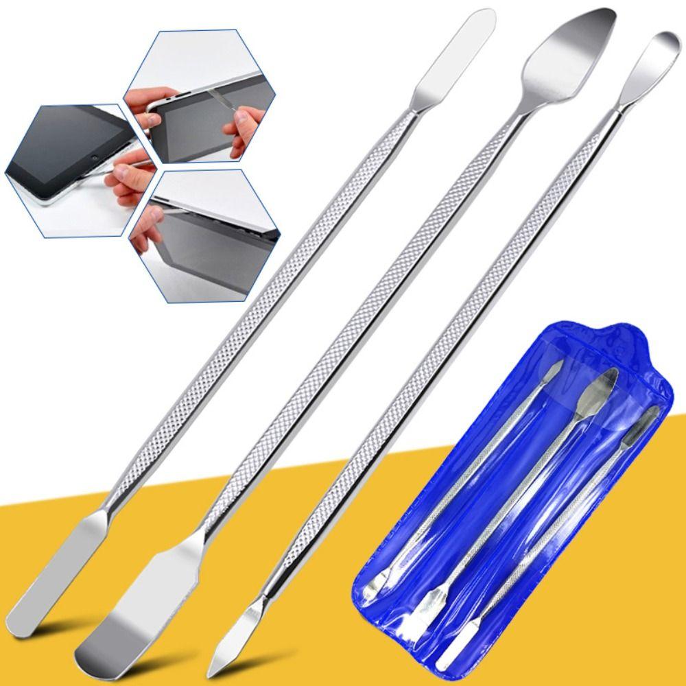 Disassembly Tools Opening Screen Pry Bar Metal Spudger Crowbar Phone Screen Opening Tools Scraper