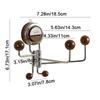Wall Mounted Suction Cup Hook Traceless Removable Shower Hooks Space Saving Waterproof Bathroom Towel Hooks Bathroom