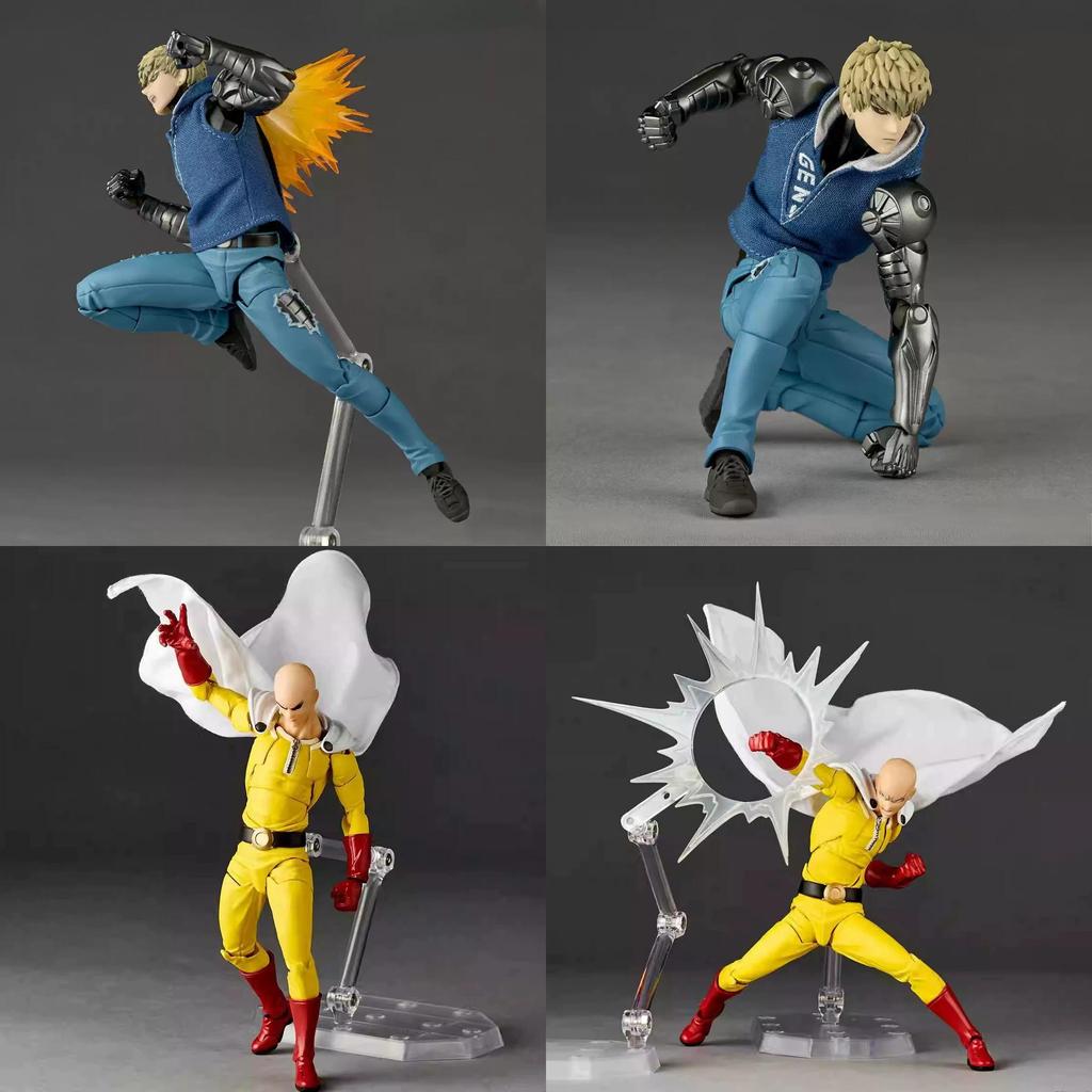 One Punch Man Saitama Genos Action Figure Pvc 16cm Collectible Toy For Fans