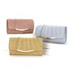Dinner Bag Pleated Women's Bag Shoulder Bag Top Cover Hand-held Bag High Stitching Evening Bag