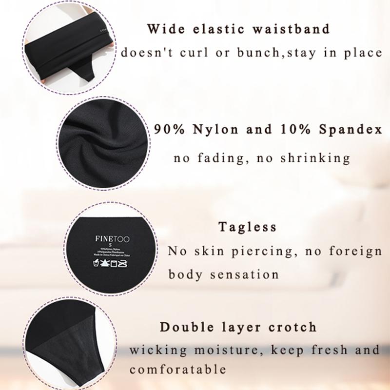 3 шт. Бесшовные трусики-стринги с высокой талией для женщин, черные, для подтягивания живота и бедер, моделирующее фигуру нижнее белье, дышащие женские трусики, большие размеры