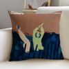 the CChemical BrothersS Cushion Cover Breathable and skinfriendly linen pillowcase square removable and washable cushion