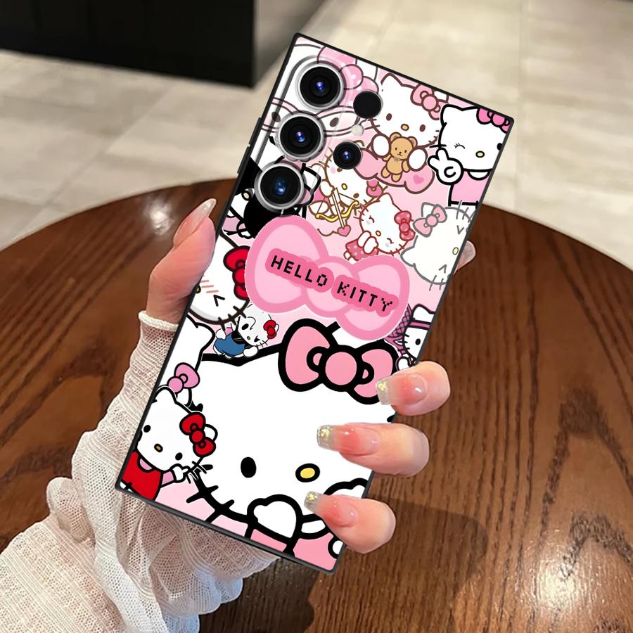 Cartoon Hello K-Kittys Case for Samsung Galaxy S26 S25 S21 FE S20 Ultra S24 Plus Note 20 8 9 10 S10 S9 S23 Funda Phone Cover