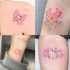 Hello Kitty Tattoo Sticker Tattoo Set Friendship Couple Gift Set 24p, Pink Kitty Tattoo Sticker 12p Random Delivery