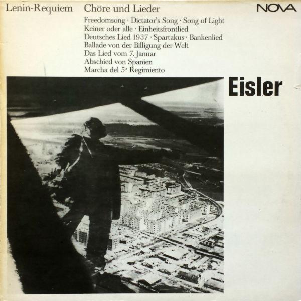 Виниловая пластинка ХАННС АЙСЛЕР Реквием по Ленину Chre Und Lieder 885174 NOVA 1980 Германия Классика Б/у