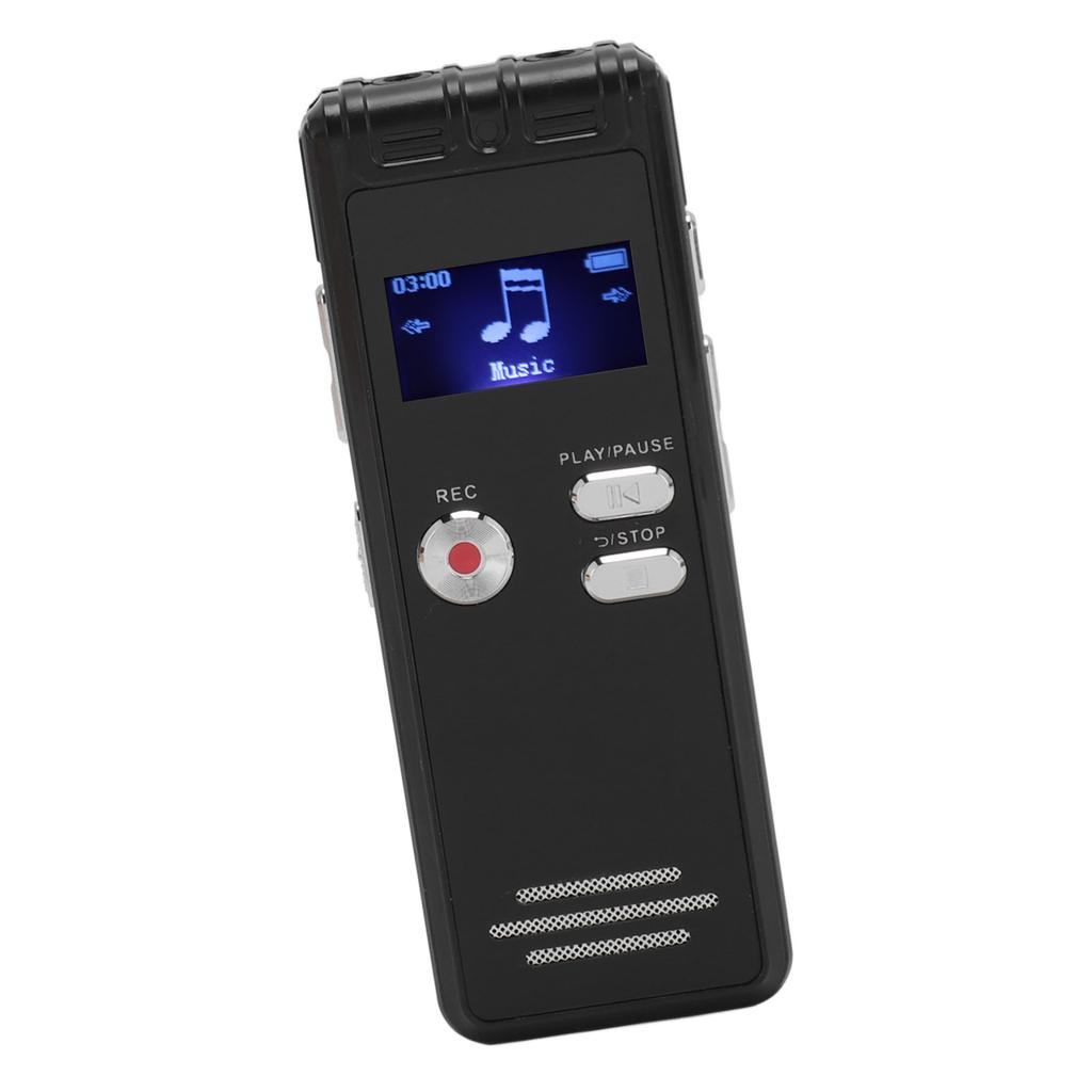 Цифровой диктофон MP3-плеер Шумоподавление 4552 Часа Устройство записи с голосовой активацией Диктофон с