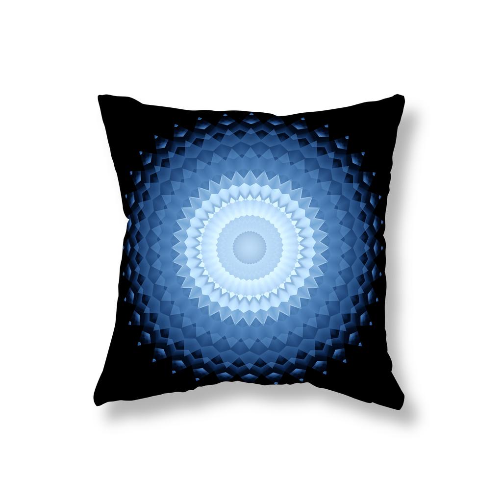 Психоделическая мандала с геометрическим принтом, наволочка, чехол для подушки, декор для дивана, прикроватная тумбочка для комнаты, офисный игровой стул, чехол для подушки, домашний декор