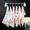 Six-Layer Cotton Baby Cartoon Washcloth: Absorbent, Soft, Hangable Towel