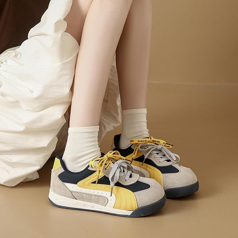 Модные винтажные кроссовки CRLAYDK для женщин на шнуровке, трендовая мода, нескользящая обувь, удобная повседневная обувь для ходьбы, весенние теннисные