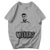 Мужская футболка Rapper QUEVEDO Модные Попсы Y2K Графические Аниме Унисекс Топы Футболки
