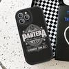 Dark Heavy Metal Rock P-PanteraS Band Phone Case For IPhone 11 12 13 14 15 16 Pro Max Plus Leather Cover