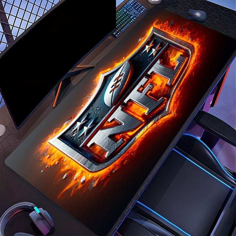 NFL Print Mouse Pad, for Keyboard Pad Laptop PC Mat for Office Home Use, Desk Decor, Perfect Birthday Gift for Gamers