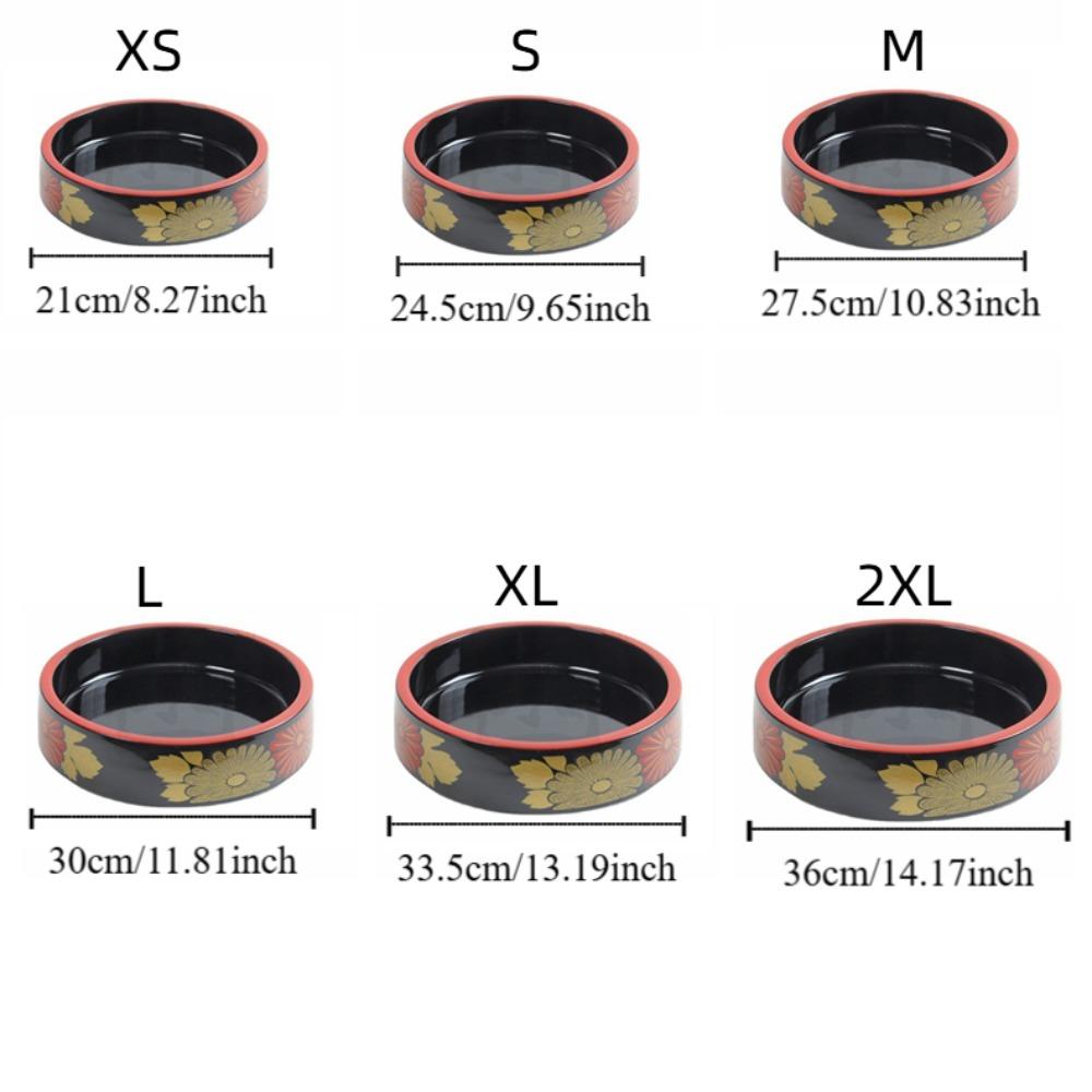 Round Food Container Wear-resisting Seafood Trays Creative Sushi Plate Hotel