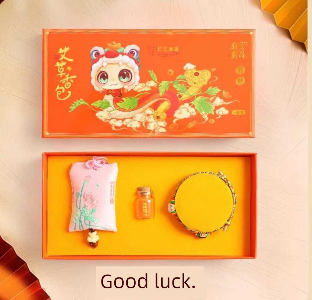 Dragon Boat Festival Perfume Bag Pouch Sachet Empty Bag Sachet Halterneck Carry-on Pendant Blessing Bag Silk Pouch Protective Talisman