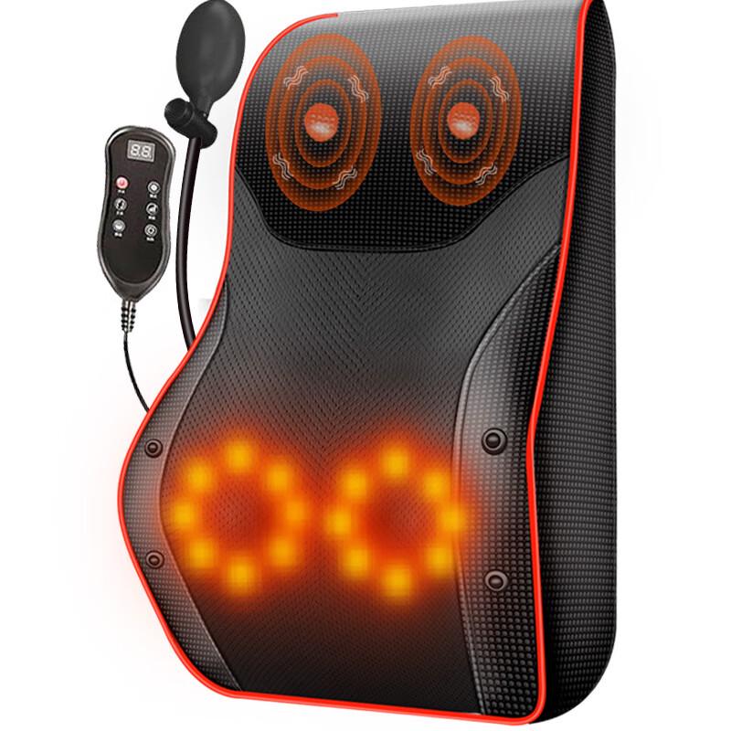 Enlong Heated Electric Massage Pillow for Waist, Neck & Abdomen