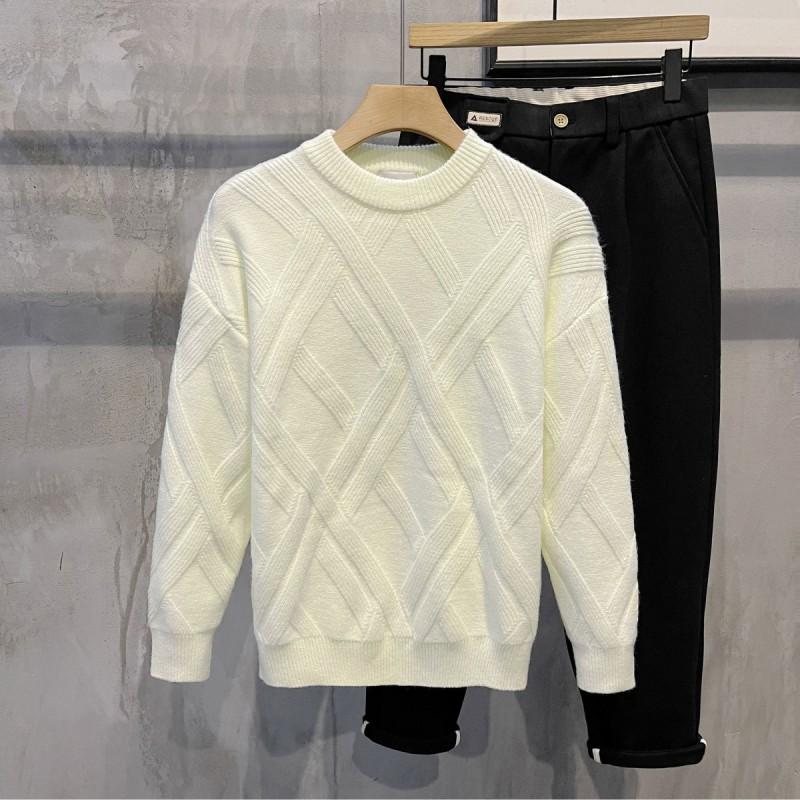 Winter Thick Knit Sweater Women Loose Fit Japanese Style Lazy Pullover Streetwear