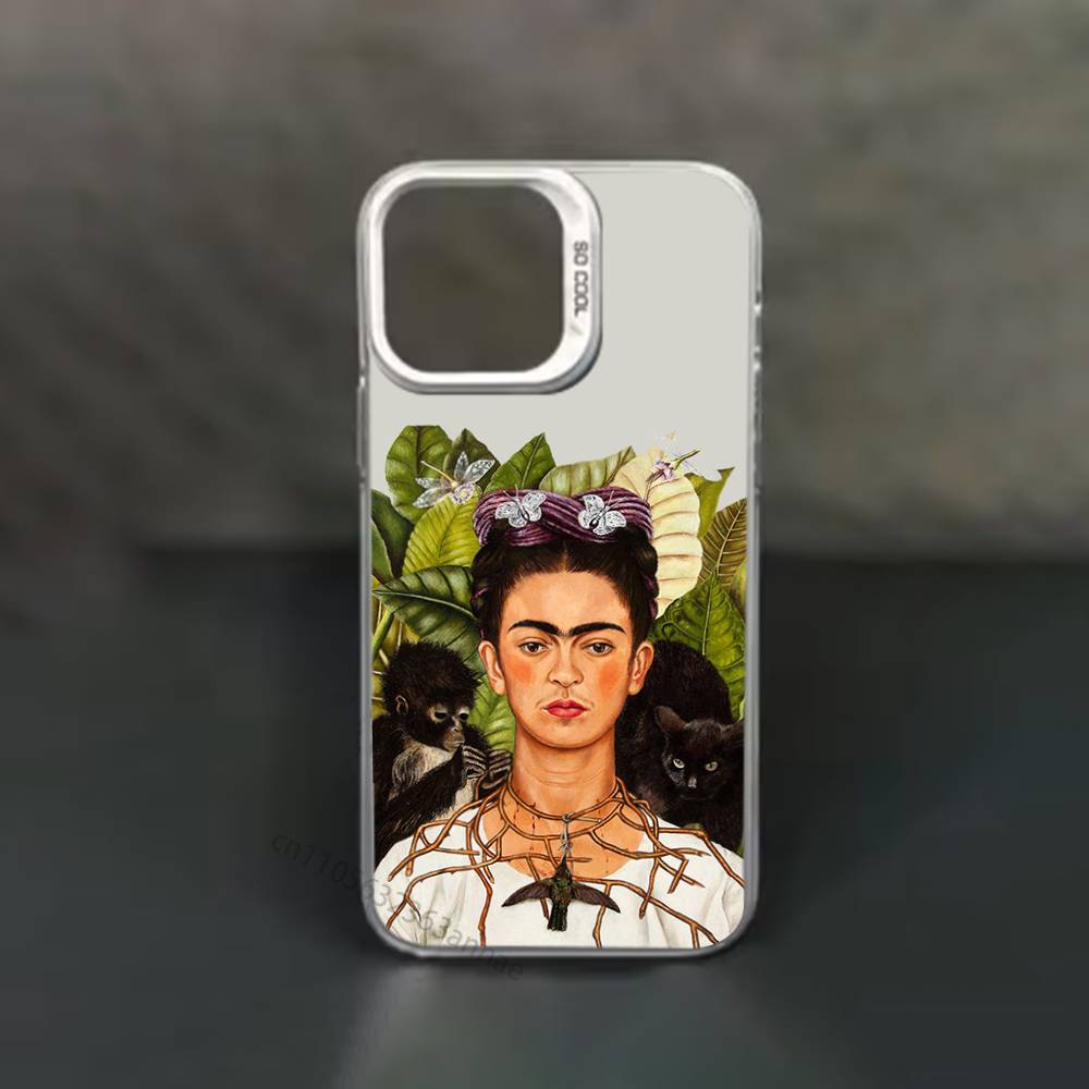 Чехол для телефона Artist F-Frida K-Kahlos для iPhone 17 11 12 Pro Max Plus Mini Air SE 16e 14 15 16 13 Мягкий