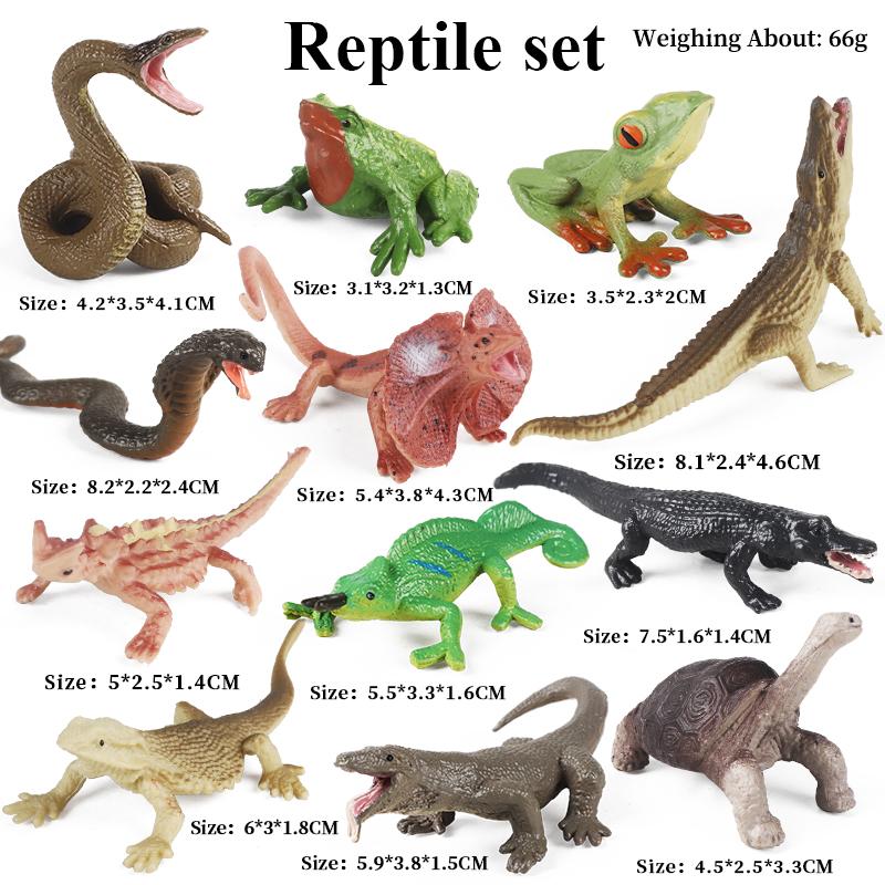 Oenux Игрушка Монтессори Дикая ферма Динозавр Океан Кот Животные Модель Фигурка Зоопарк Фигурки Милые Миниатюрные Образовательные Детский Подарок