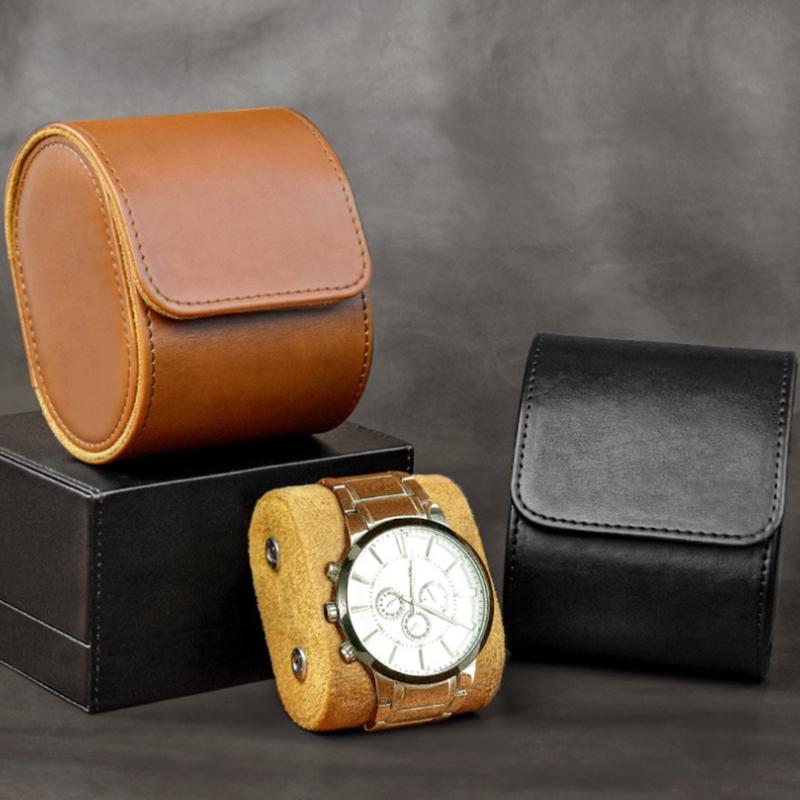 Travel Single Watch for Case ,Watch Roll for Case Storage and Organizer for Case Jewelry Gift Box with Anti-move Watch P
