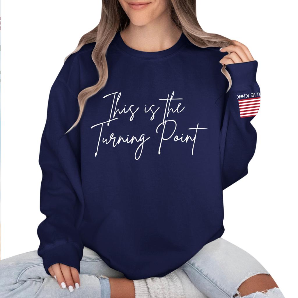 Women's Colorblock Sweatshirt Long Sleeve Round Neck Casual Comfortable Loose Lightweight Women's Sweatshirtt