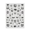 1 Sheet Nail Wing 5D Eye Halloween Dark Devil's Stickers Sky Safe Stunning Nail