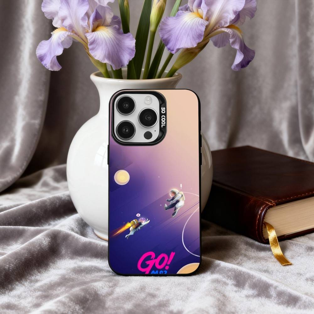 Электрический Rock M-M83 Чехол для телефона с изображением группы Для iPhone17,16,15,14,13,12,11 Plus,Pro Max Конфетный Серебряный Покрытие Внутри Чехла