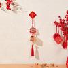 Creative Spring Festival Decoration Pendant Reusable New Year Ornaments Red Lantern String  Home