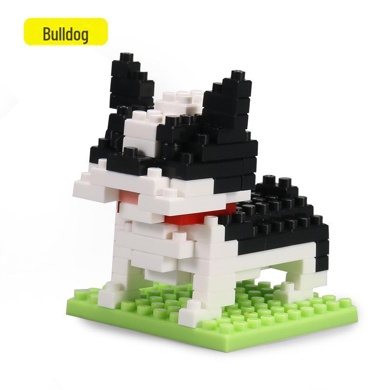 Строительные блоки животных JIKER: Лев, Тигр, Панда, Пингвин - развивающие игрушки для детей с микрочастицами