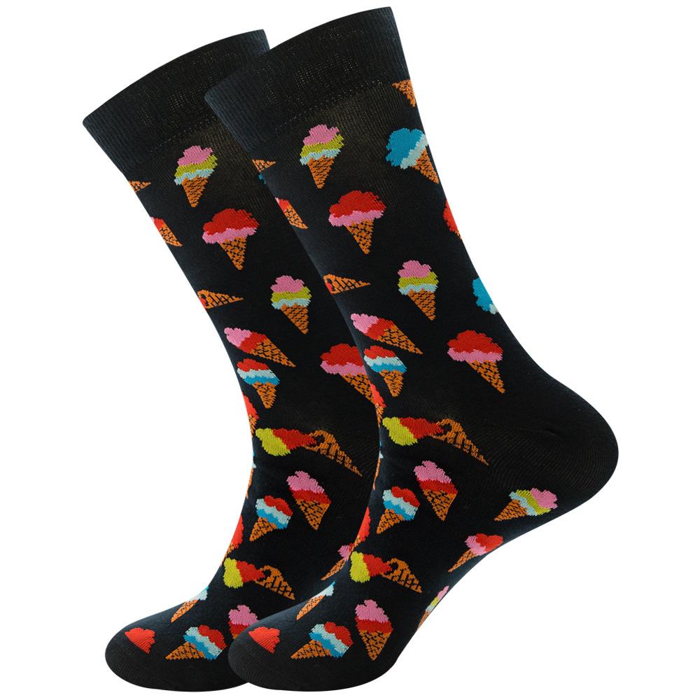 New INS Beer Corn Men's and Women's Socks Watermelon Dog Sushi Tide Socks Dog Socks Comfortable Breathable Socks