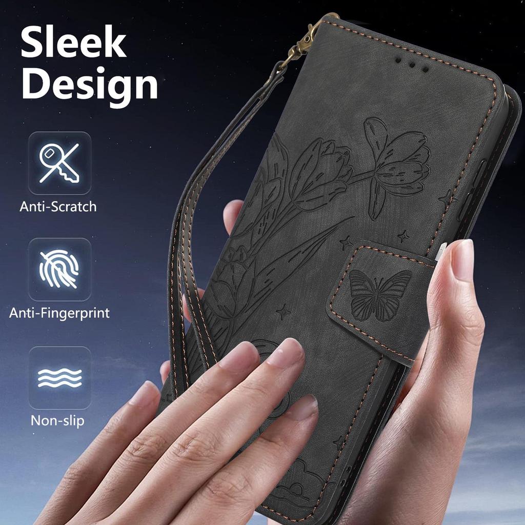 Многофункциональный кожаный чехол Redmi A3 для Note 11/12 Pro: Полный пакет защиты от падений